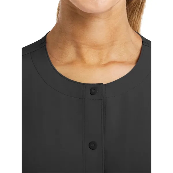 Maevn Matrix Impulse Women's Round Neck Snap Jacket... from ASI 86018 Scrub Authority / Uniform Stores