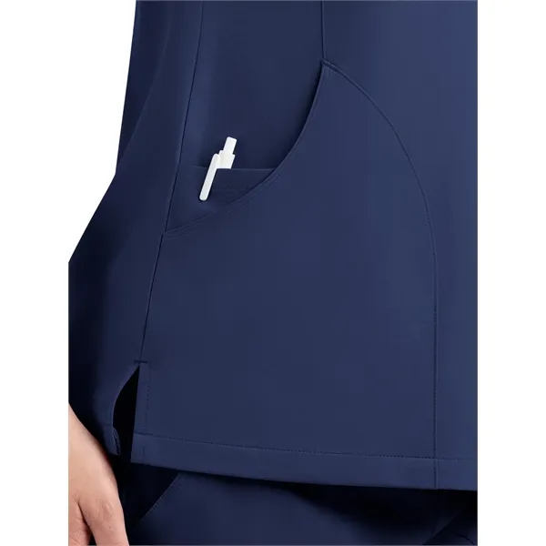 Maevn Matrix Impulse Women's Contrast Curved V-Neck Top... from ASI 86018 Scrub Authority / Uniform Stores