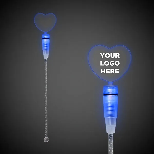 9" clear acrylic cocktail stirrer with LED lights and topper.... from ASI 42016 Brighter Promotions Inc / Chemical Light™