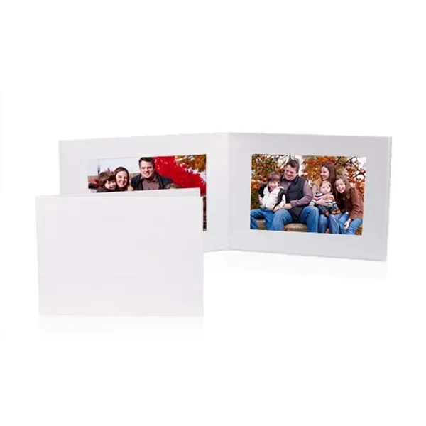 White linen textured with rough edge portrait folder.... from ASI 84592 St Regis Group