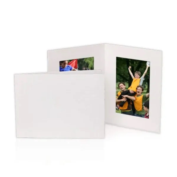 White linen textured with rough edge portrait folder.... from ASI 84592 St Regis Group