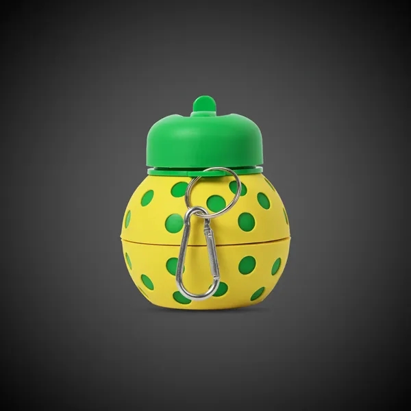 16 oz. collapsible silicone bottle with pickleball design.... from ASI 42016 Brighter Promotions Inc / Chemical Light™