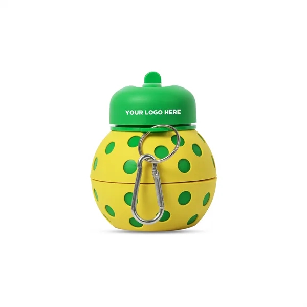 16 oz. collapsible silicone bottle with pickleball design.... from ASI 42016 Brighter Promotions Inc / Chemical Light™