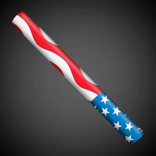 16" lumiton foam baton with American flag design and LED lights.... from ASI 42016 Brighter Promotions Inc / Chemical Light™