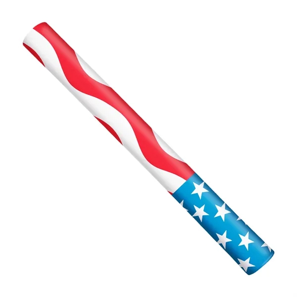 16" lumiton foam baton with American flag design and LED lights.... from ASI 42016 Brighter Promotions Inc / Chemical Light™