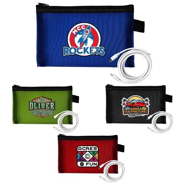 Large Mesh 6' C to C Cable Set... from ASI 30208 A P Specialties / AP Specialties