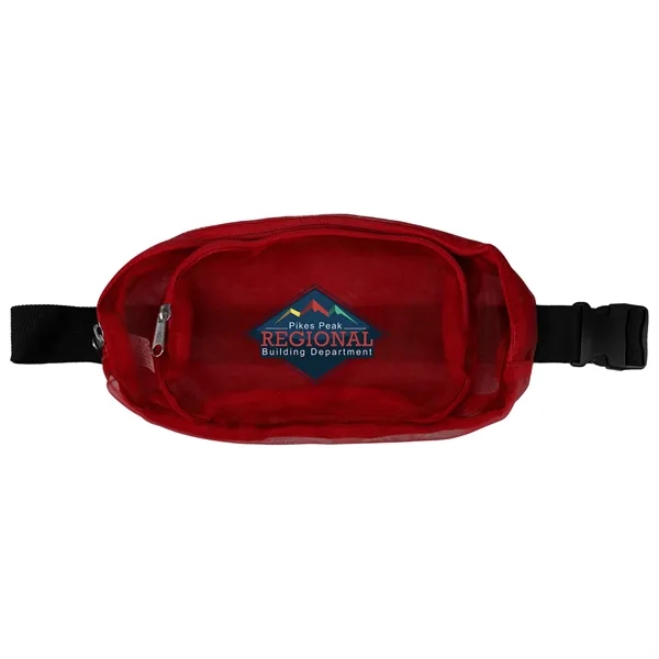 Recycled Multi-Pocket Mesh Fanny Pack... from ASI 30208 A P Specialties / AP Specialties