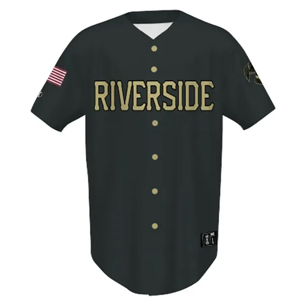 Adult Sublimated full-Button baseball jersey, 100% polyester Pin-Dot wicking mesh.... from ASI 37461 Augusta Sportswear / Holloway Sportswear