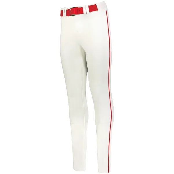 The Crush Tapered Baseball Pant with Braid is designed for durability... from ASI 37461 Augusta Sportswear