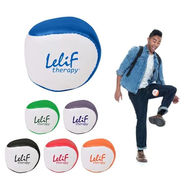 Leather like vinyl kickball with two tone design.... from ASI 52710 Lincoln Line