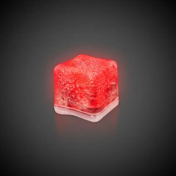 Frosted plastic ice cubes with LED lights and customization.... from ASI 42016 Brighter Promotions Inc / Chemical Light™ Liquid Light