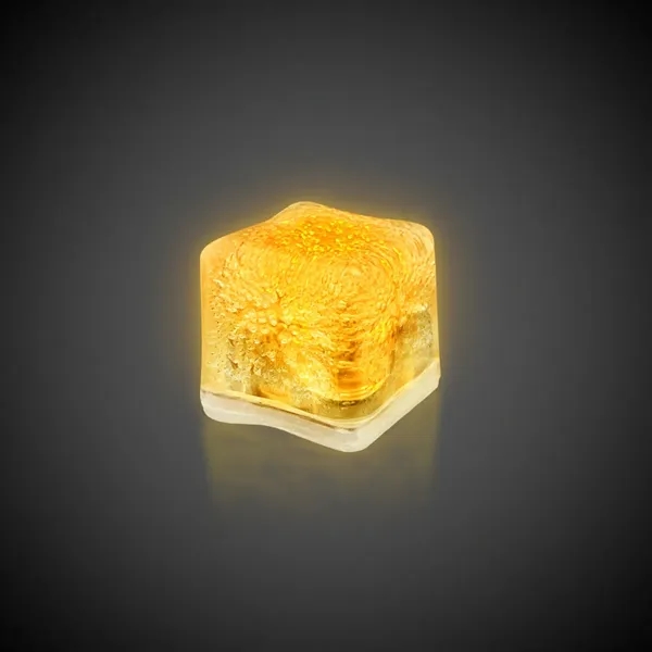 Frosted plastic ice cubes with LED lights and customization.... from ASI 42016 Brighter Promotions Inc / Chemical Light™ Liquid Light