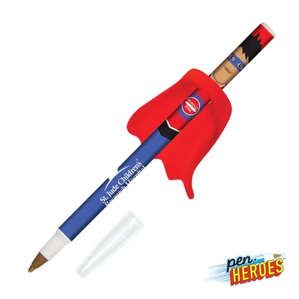 The Pen Heroes™ Awareness Series w/ Cape Pen is a fun... from ASI 84592 St Regis Group