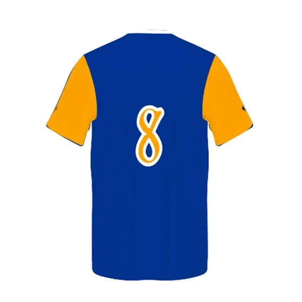 Adult reversible v-neck baseball jersey. D100% polyester single ply reversible closed... from ASI 37461 Augusta Sportswear / Holloway Sportswear