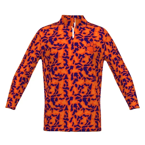 Adult Poly 1/4 Zip Pullover. 5.6 ounce, 95% polyester/5% cotton.... from ASI 37461 Augusta Sportswear / Holloway Sportswear