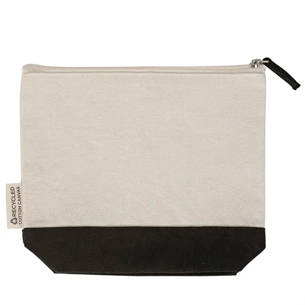 Eco friendly recycled canvas pouch for cosmetics, tech, or travel. Ideal... from ASI 67557 LimeLight Ent