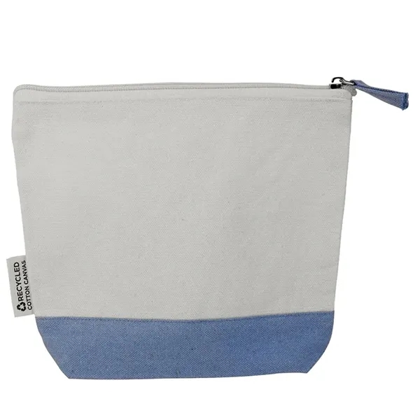 Eco friendly recycled canvas pouch for cosmetics, tech, or travel. Ideal... from ASI 67557 LimeLight Ent