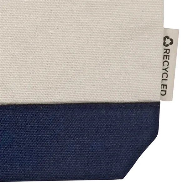 Eco friendly recycled canvas pouch for cosmetics, tech, or travel. Ideal... from ASI 67557 LimeLight Ent