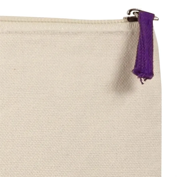 Eco friendly recycled canvas pouch for cosmetics, tech, or travel. Ideal... from ASI 67557 LimeLight Ent