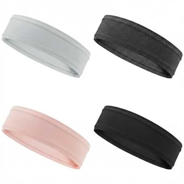 Unisex nylon spandex fitness sweatband plus 1 color silkscreen imprint on... from ASI 37218 Athena Promo (tm)