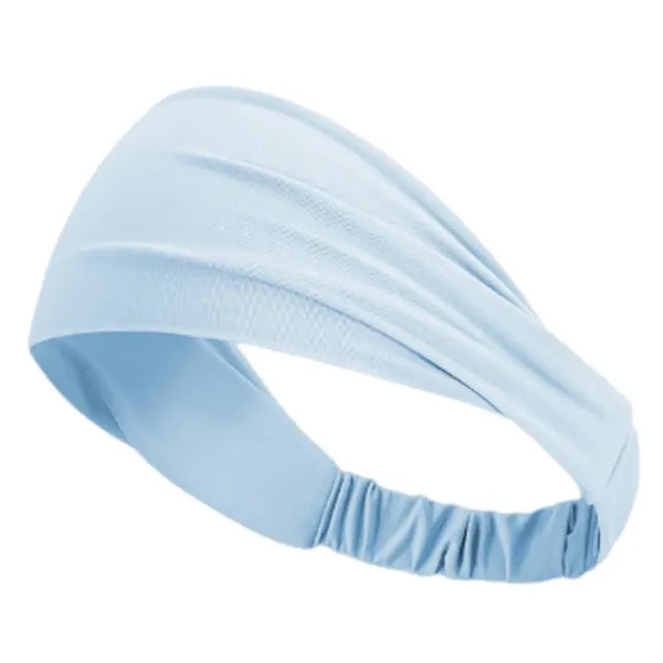 Wide elastic nylon spandex headband plus 1 color silkscreen imprint on... from ASI 37218 Athena Promo (tm)