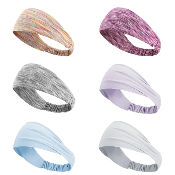 Wide elastic nylon spandex headband plus 1 color silkscreen imprint on... from ASI 37218 Athena Promo (tm)