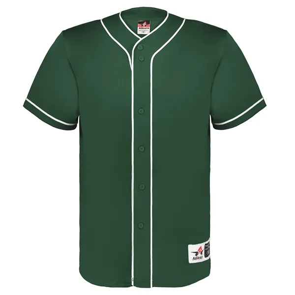 Diamond Full-Button Baseball Jersey. Crafted for durability and comfort, this jersey... from ASI 37461 Augusta Sportswear