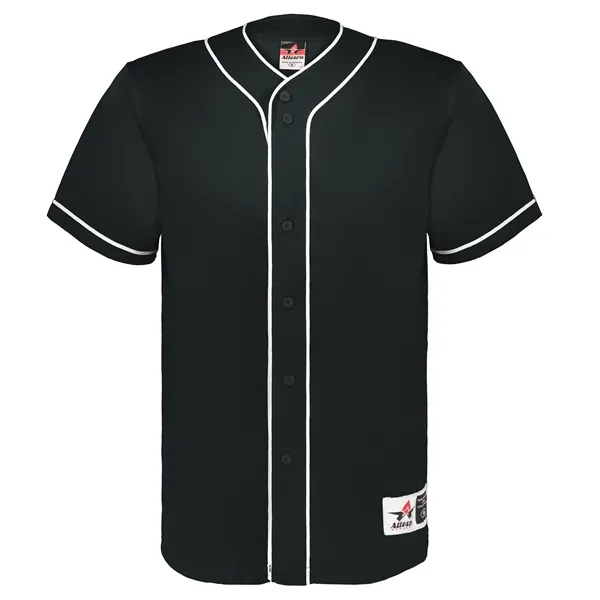 Diamond Full-Button Baseball Jersey. Crafted for durability and comfort, this jersey... from ASI 37461 Augusta Sportswear