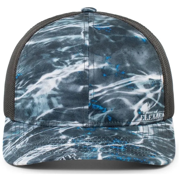 The Trucker Snapback is built for rugged outdoor style and breathable... from ASI 37461 Augusta Sportswear / Pacific Headwear