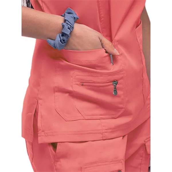 Adar Pro Women's Elevated V-Neck Scrub Top... from ASI 86018 Scrub Authority / Uniform Stores