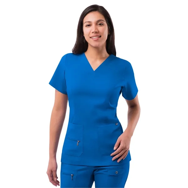 Adar Pro Women's Elevated V-Neck Scrub Top... from ASI 86018 Scrub Authority / Uniform Stores