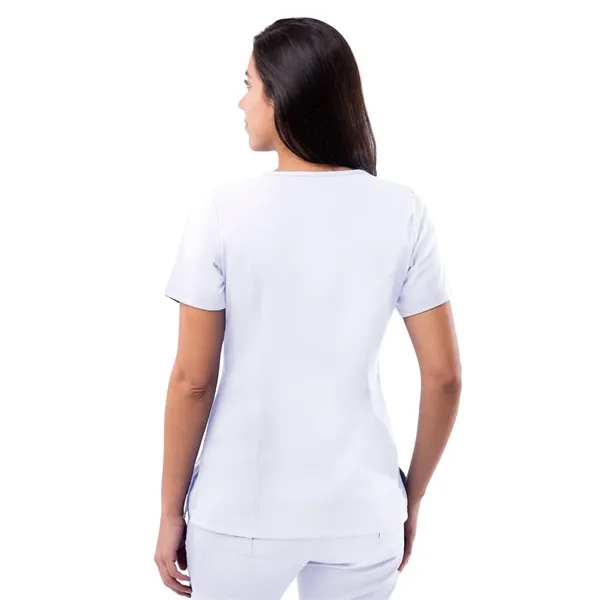 Adar Pro Women's Elevated V-Neck Scrub Top... from ASI 86018 Scrub Authority / Uniform Stores