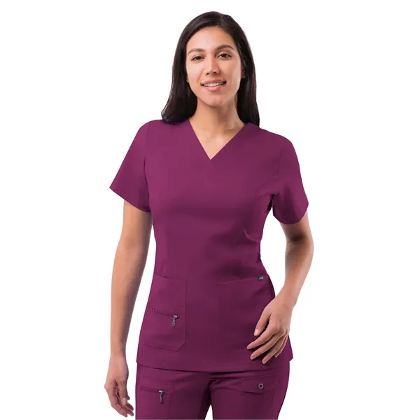 Adar Pro Women's Elevated V-Neck Scrub Top... from ASI 86018 Scrub Authority / Uniform Stores