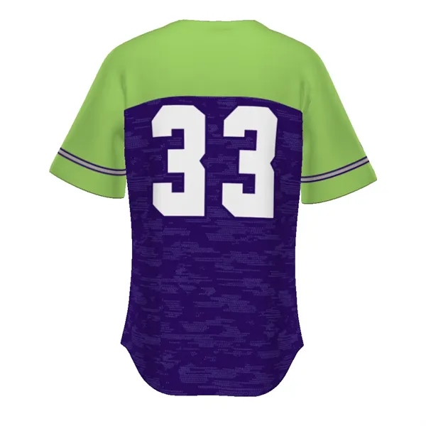Youth FreeStyle Sublimated Pin-Dot 2-Button Baseball Jersey.... from ASI 37461 Augusta Sportswear / Holloway Sportswear