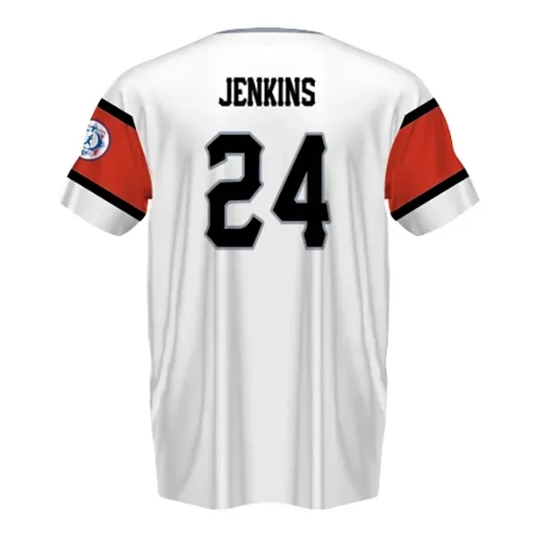 Adult Sublimated Crew Neck Baseball Jersey. 100% polyester wicking smooth knit.... from ASI 37461 Augusta Sportswear / Holloway Sportswear