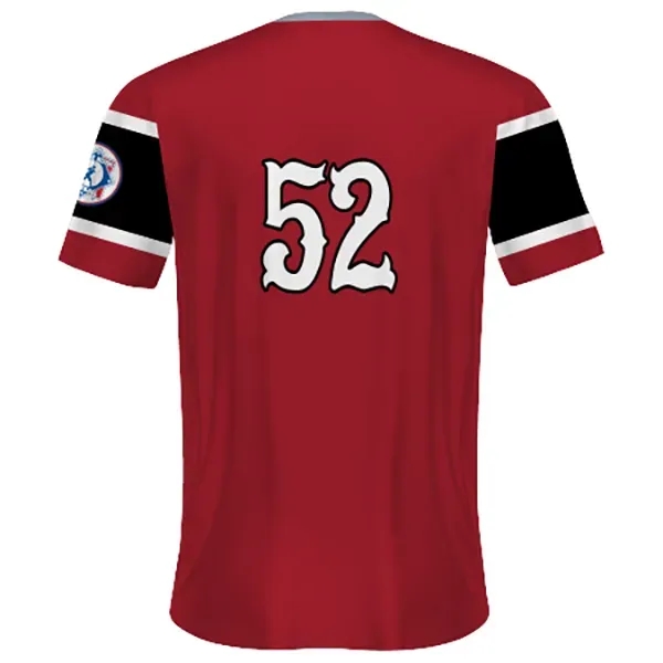 Youth Sublimated V-Neck Baseball Jersey. Dry-Excel™ 100% polyester wicking smooth knit.... from ASI 37461 Augusta Sportswear / Holloway Sportswear