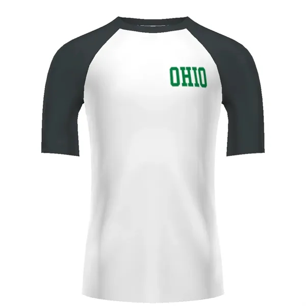 Adult Sublimated Dynaspeed Performance Half Sleeve Compression Shirt. 91% polyester/9% spandex.... from ASI 37461 Augusta Sportswear