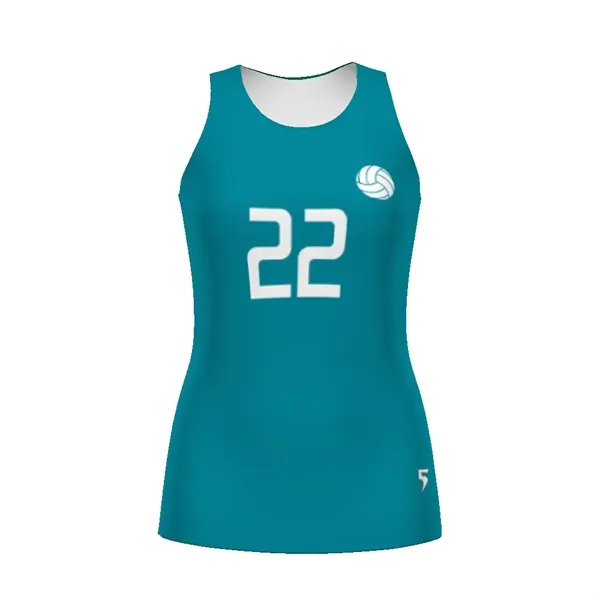 Girls' Sublimated Sleeveless Volleyball Tank. 84% polyester/16% spandex knit.... from ASI 37461 Augusta Sportswear