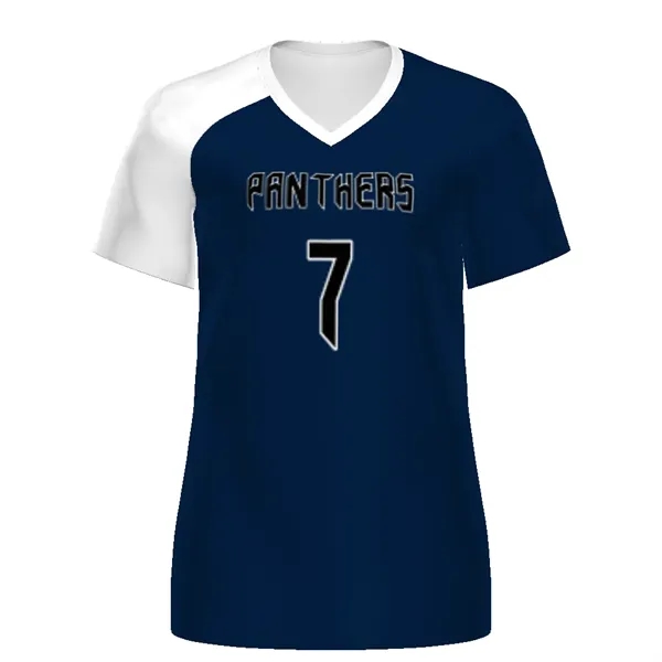 Girls' Short Sleeve Volleyball Jersey. 84% polyester/16% spandex knit.... from ASI 37461 Augusta Sportswear