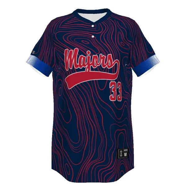 Ladies' 2-Button Softball Jersey. Dry-Excel™ 100% polyester wicking smooth knit.... from ASI 37461 Augusta Sportswear / Holloway Sportswear