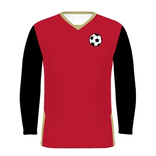 Adult Elite Long Sleeve Soccer Jersey. 87% polyester/13% spandex with fabric... from ASI 37461 Augusta Sportswear