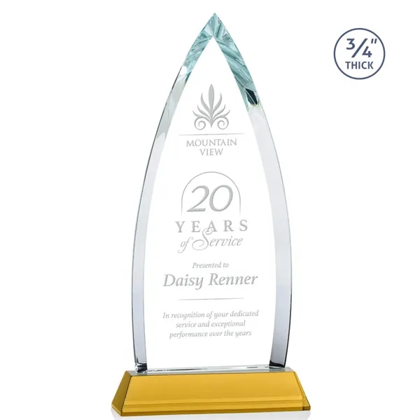 The striking Shildon Award is a 3/4" thick Starfire arrowhead with... from ASI 84592 St Regis Group / St Regis