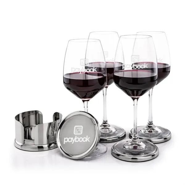 The Baldoni Coasters & Wine Set blends refined design with practical... from ASI 84592 St Regis Group