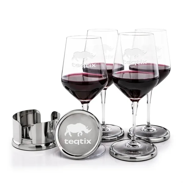 The Baldoni Coasters & Wine Set blends refined design with practical... from ASI 84592 St Regis Group