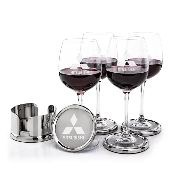 The Baldoni Coasters & Wine Set blends refined design with practical... from ASI 84592 St Regis Group