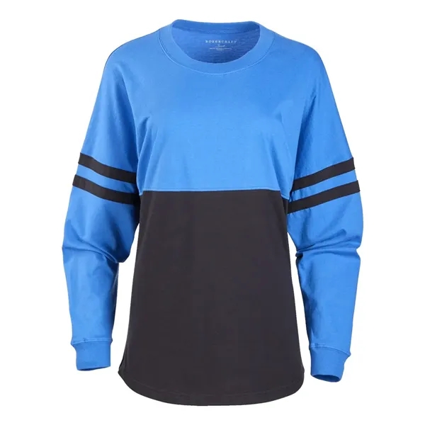 Boxercraft Women's Pom Pom Long Sleeve Jersey T-Shirt... from ASI 84358 S&S Activewear