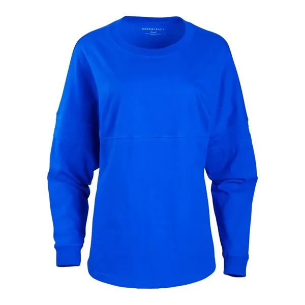 Boxercraft Women's Pom Pom Long Sleeve Jersey T-Shirt... from ASI 84358 S&S Activewear