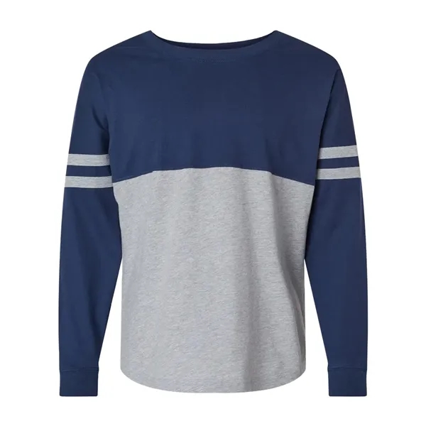 Boxercraft Women's Pom Pom Long Sleeve Jersey T-Shirt... from ASI 84358 S&S Activewear