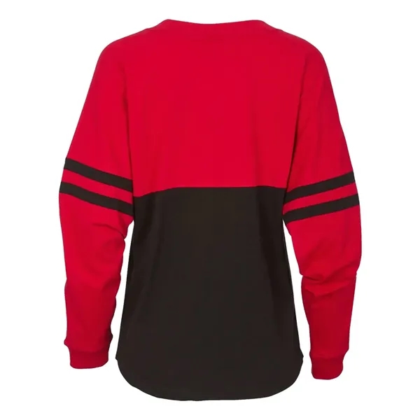 Boxercraft Women's Pom Pom Long Sleeve Jersey T-Shirt... from ASI 84358 S&S Activewear