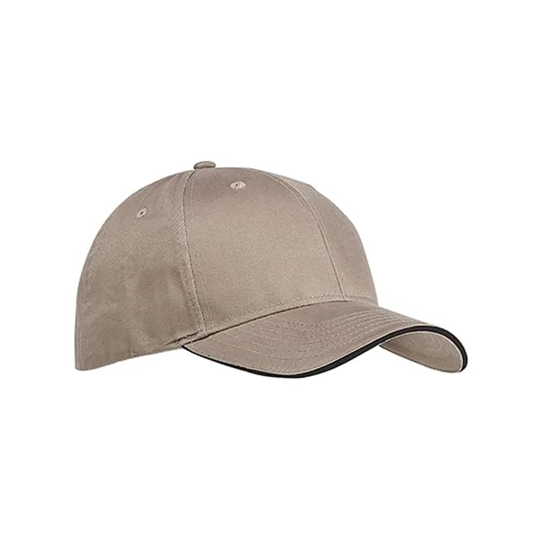 Big Accessories Brushed Twill Sandwich Cap... from ASI 84358 S&S Activewear